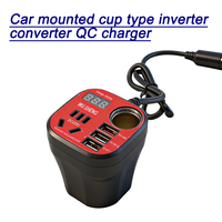 Chargeur rapide étanche DC 12-24V 200W 3 USB 220V AC Sortie Double USB Chargeur de voiture Prise d'alimentation Adaptateur de véhicule