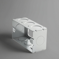 Boîtier de raccordement en acier galvanisé Hangshuo EB653 avec niveau de protection IP65 pour conduites et instruments électroniques