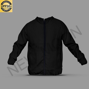 Chaqueta Deportiva Informal para Hombre, Ligera, de Color Puro, con Protección Solar UPF50+, Transpirable y de Alta Calidad - Product Image 1