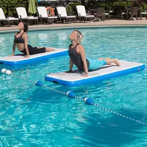 Équipement de Fitness personnalisé, gymnastique Sports aquatiques, tapis de Yoga flottant gonflable