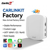 CarlinKit Fabrik Drahtloser Adapter Radio CarPlay Android 13 Qualcomm 6225 TV AI Box Drahtloser CarPlay Dongle Großhandel Niedriger Preis