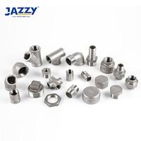 JAZZY usine d'origine ss 304 316 classe 150 npt 45 degrés coude de rue en acier inoxydable raccord de tuyau