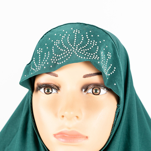 Costume Abaya noir élégant pour femmes musulmanes, motif de strass en soie glacée, <span class=keywords><strong>robe</strong></span> de mariage, de <span class=keywords><strong>fiançailles</strong></span>, tenue de soirée islamique - Product Image 2