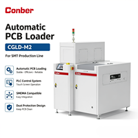 Cargador/Descargador de PCB de Doble Cargador de Revistas Conber, Transportador de PCB Automático Antes de la Impresora SMT, Montador SPI AOI