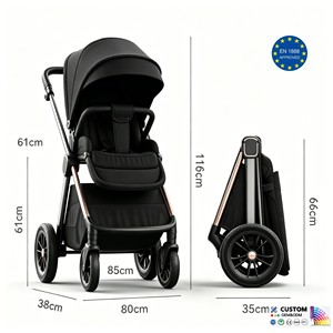 Cochecito de Bebé Más Vendido, Ligero, con Vista Panorámica, Fácil de Plegar, Cómodo - Product Image 1