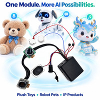 Module vocal IA avancé avec double écran, télécommande, OTA, 4G, WiFi, BLE et interaction physique pour jouets éducatifs