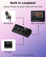 Interfaz de Audio USB Dual BlueCaster, 192kHz, Grabación de Estudio, Alimentación Phantom de 48V, Controlador ASIO, Guitarra, Podcast, DAW, Streaming, Podcasting