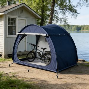 Cubierta para Bicicletas de Diseño Nuevo, Impermeable, Plegable, para Estacionamiento de Múltiples Bicicletas - Product Image 1