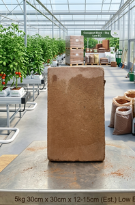 Bloque de Fibra de Coco 5kg 30 cm x 30 cm x 12 - 15 cm Bajo en EC, Sustrato Ecológico de Coco para Cultivadores Hidropónicos y Jardineros - Product Image 4