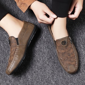 Chaussures décontractées en cuir pour hommes, style mocassins, fournisseurs chinois - Product Image 1