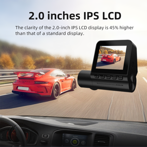 2 canaux ADAS 2.0 pouces LCD Dual Lens Dash Cam 4k + 1080P Black Box avec WIFI App Control Professional for Delivery Drivers - Product Image 2