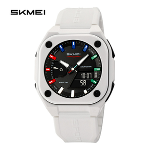 Reloj Deportivo DFG01 Verde Económico, de Silicona y Plástico, Resistente al Agua, con Pantalla Electrónica, Manecillas de Cuarzo, para Hombre, para Buceo - Product Image 4