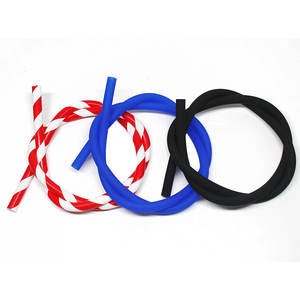 Manguera de silicona para shisha, pipa flexible para cachimba, mango de aluminio, venta al por mayor - Product Image 2