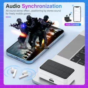 Nuove Cuffie Wireless TWS Auricolari <span class=keywords><strong>Bluetooth</strong></span> Stereo Sportivi Impermeabili con Musica HiFi e Custodia di Ricarica Solare - Product Image 4