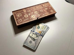 Hucha de Ahorro Personalizada para Vacaciones, Caja de Ahorro de Madera Personalizada para <span class=keywords><strong>Viajes</strong></span>, Luna de Miel - Product Image 3