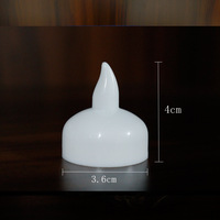 Bougie flottante à succès qui s'illumine instantanément en contact avec l'eau, bougie électronique LED décorative imperméable