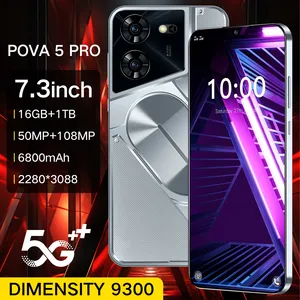 Techno pova 5 5g pro 8g 256 Androidデスクトップフォンスマートフォンデラシーナ