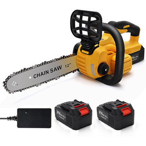 Tronçonneuse sans fil légère de 12 pouces, moteur sans balais alimenté par batterie, pour la coupe du bois en extérieur - Product Image 2