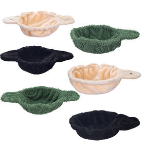 Großer, Robuster, Umweltfreundlicher und Weicher Kratzbaum für Größere Katzen mit Bequemer Kunstfell-Hängematte, Aussichtsplattform, Metallketten, Seidenbett und Höhle - Product Image 1