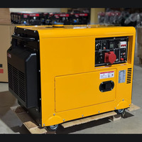 Meistverkaufter Automatisch Startender Superleiser Dieselgenerator 4,5-5,0KW Einzylinder für Haushalt Ein-/Dreiphasig Duale Spannung