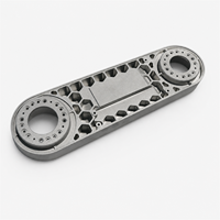 Pièces d'automatisation OEM personnalisées, usinées avec précision par CNC, en aluminium et acier inoxydable, pour supports de liaison robotique et plaques de montage