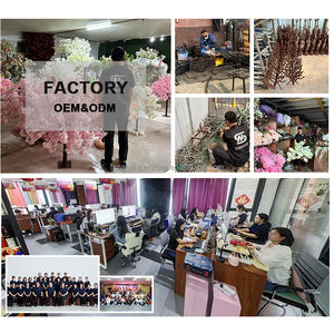 Arrangement de table d'intérieur personnalisé Décoration de mariage Roses Glycine Arbre fleuri Faux <span class=keywords><strong>buisson</strong></span> Plante Arbre de <span class=keywords><strong>cerisier</strong></span> artificiel - Product Image 3