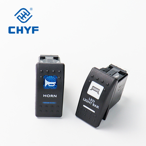 Chyf chiếu sáng LED không thấm nước Xe thuyền Marine chuyển đổi Rocker chuyển 5pin 12V 24V 220V on off dpst Nút chuyển đổi - Product Image 5