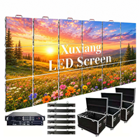 Écran LED de location intérieur/extérieur à épissure sans soudure, mur vidéo géant pour scène, P3.91, étanche IP65, 1000 cd