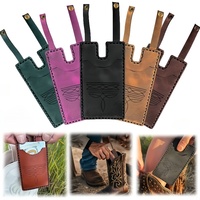 Portefeuille en cuir PU style botte de cowboy western, mini porte-cartes avec bouton-pression, porte-monnaie portable pour la danse et l'usage quotidien