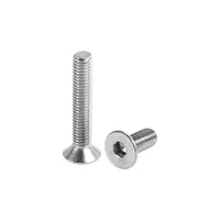 Vis à tête hexagonale en acier inoxydable 316 A4-70 DIN7991 métrique M3-M10, vis Allen