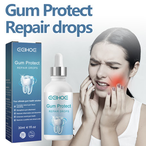 Solution de soin des gencives EELHOE en marque privée, gouttes réparatrices pour <span class=keywords><strong>les</strong></span> gencives, soulage le gonflement et la douleur des gencives, nettoyage, blanchiment des dents, soin des gencives - Product Image 1