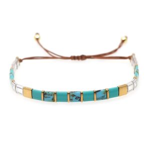 Bracelets en perles <span class=keywords><strong>TILA</strong></span> pour femmes, style bohème, perles de verre colorées, chaîne réglable faite à la main, nouveau bijou cadeau, <span class=keywords><strong>perle</strong></span> - Product Image 5