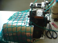 Machine à coudre surjeteuse à trois fils Daimoku AK-2503, machine à coudre industrielle pour bordure de filet à billes