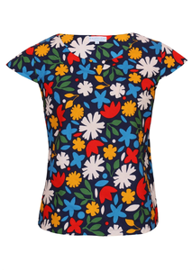 Top Casual de Alta Calidad para Mujer, 100% Algodón, con Escote Redondo y Mangas Cortas, Ligero y Transpirable - Product Image 3