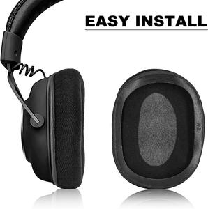 Remplacement de coussinets en flanelle de haute qualité pour accessoires de casque <span class=keywords><strong>Logitech</strong></span> <span class=keywords><strong>G</strong></span> <span class=keywords><strong>Pro</strong></span> X <span class=keywords><strong>G</strong></span> <span class=keywords><strong>Pro</strong></span> X coussinets d'oreille confortables - Product Image 2