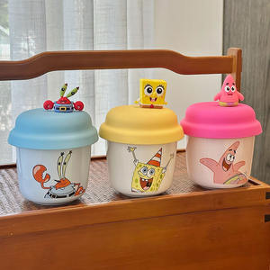 แก้วเซรามิคซูปเปอร์บ็อบพร้อมฝาปิด แก้วน้ำแบบใช้ซ้ำได้สำหรับผู้หญิง ของขวัญฤดูใบไม้ผลิ 2025 - Product Image 5