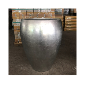 3-4 pièces livraison rapide peu encombrant taille personnalisée jardinière en fibre de verre Pots de jardin ensemble de Pot de fleur de l'usine du Vietnam crée vert - Product Image 6