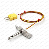 Capteur de température à thermocouple de type K, directement de l'usine, 0-1200 ℃   Gaine en acier inoxydable pour four industriel