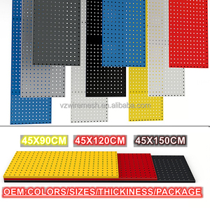 Système de rangement modulaire pour fitness, panneau perforé en métal, organisateur mural pour entraînement de force, <span class=keywords><strong>musculation</strong></span>, garage, atelier - Product Image 2