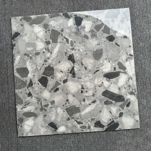 Carrelage de Hall 600x600 Salon Salle de bain Porcelaine brillante Terre cuite émaillée haute brillance Carrelages de sol et de mur vintage - Product Image 2