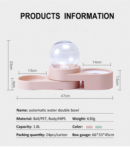 Bol d'alimentation automatique à grande capacité, Durable, pour chiens et chats, nouveau Design, bol à bulles pour animaux de compagnie, Non mouillés, vente en gros - Product Image 6