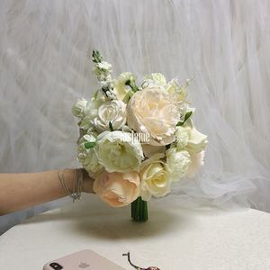 Ramos de papel de regalo de flores personalizados de fábrica MSFAME, ramo de novia de flores de <span class=keywords><strong>Lego</strong></span> de felpa - Product Image 2