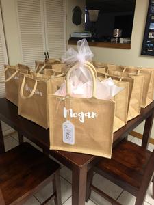 Bolsa de Yute Ecológica Personalizada con Asas de Algodón Largas para Regalos con Logotipo Personalizado - Product Image 3