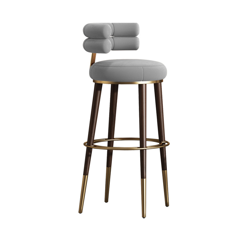 grey and wood leg
