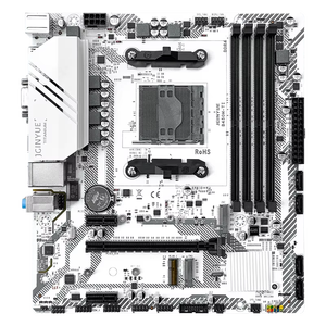 เมนบอร์ดเกมมิ่ง JGINYUE B450-TI รองรับ DDR4 แบบ Dual Channel สำหรับเดสก์ท็อป รองรับโปรเซสเซอร์ AM4 รูปแบบ M-ATX พร้อมพอร์ต SATA - Product Image 4