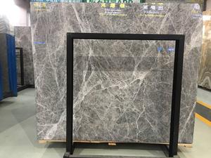 หิน BOTON ราคาขายส่ง หินธรรมชาติ แผ่นหินอ่อนสีเทา Cicili หินอ่อนสีเทา Silver Net สำหรับปูพื้น - Product Image 4