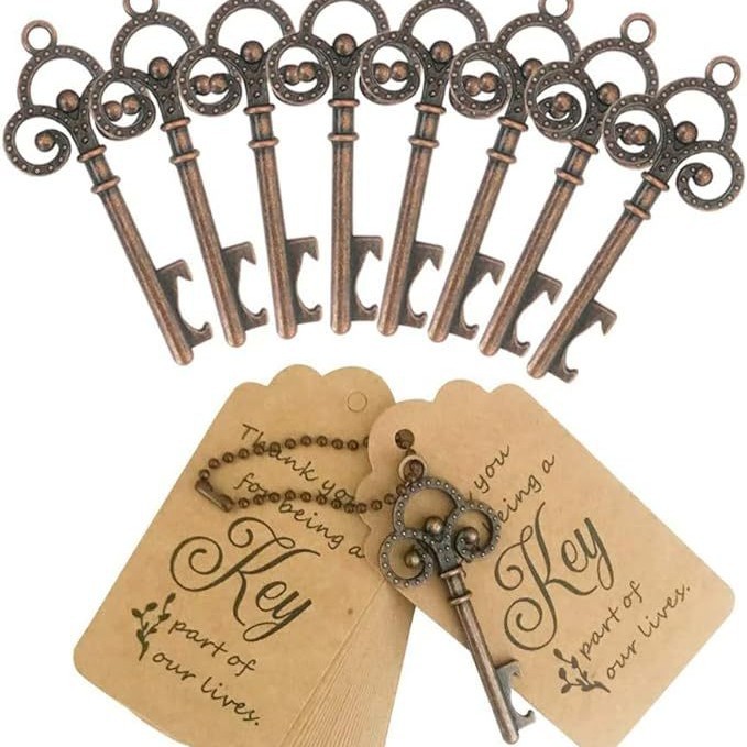 Paquete de 10 cadenas de cuentas rojo antiguo.