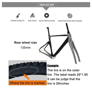 20 इंच-29 "इलेक्ट्रिक बाइक 48 वी 1500 डब्ल्यू रियर मोटर व्हील किट" - Product Image 6