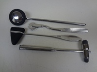 Marteau de réflexe de Babinski de haute qualité, ensemble de percussion manuel, acier de qualité supérieure, étain, laiton, usage médical neurologique, CE
