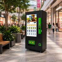Distributeur automatique de boissons et de collations intelligent, écran tactile, distributeur automatique commercial en libre-service
